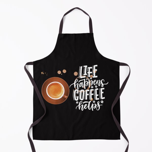 Item preview, Life Happens Coffee Helps | Coffee Stain | Coffee Bean designed and sold by Nikiolilalala.