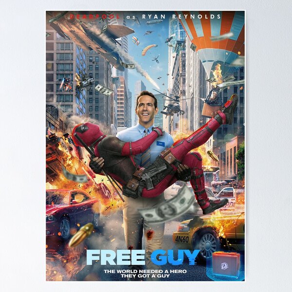 Ryan Reynolds Actor Star Wall Print Poster 20x30