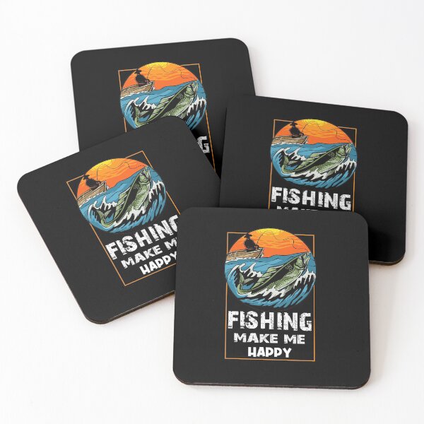 Item preview, HAPPY FISHING , FISHING MAKE ME HAPPY T SHIRT designed and sold by STTrillionTEES.