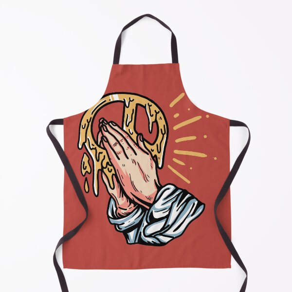 Item preview, Retro Praying Hand with Peace Illustration T-Shirt designed and sold by Peekonet.