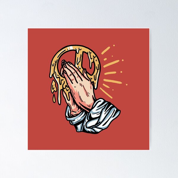 Praying Hands Tattoo Posters for Sale | Redbubble