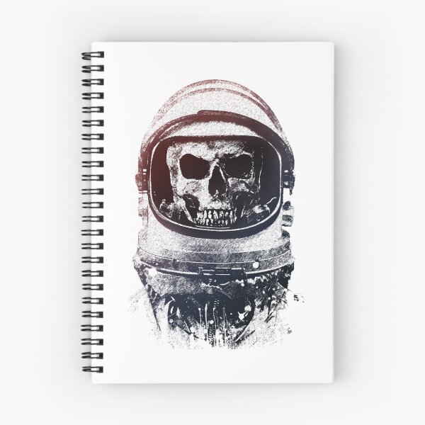 Item preview, skull astronaut designed and sold by Nordkindchen.