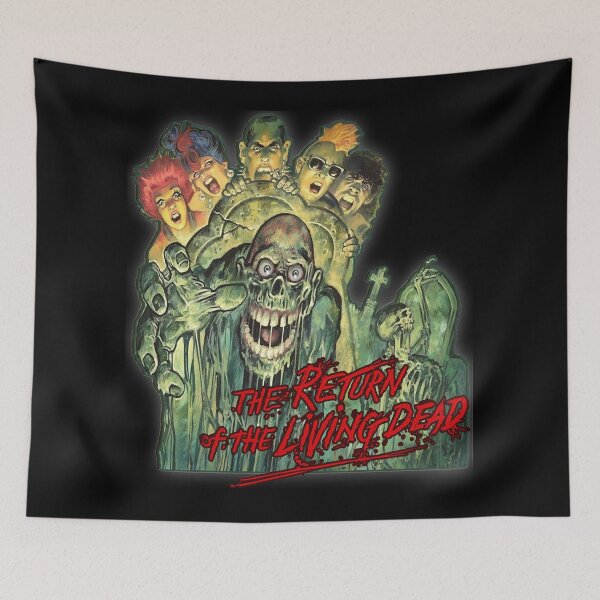 Item preview, The Return Of The Living Dead Movie Graveyard designed and sold by NancyJodi2.