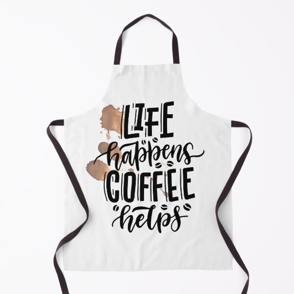 Item preview, Life Happens Coffee Helps | Coffee Stain | Coffee Bean designed and sold by Nikiolilalala.