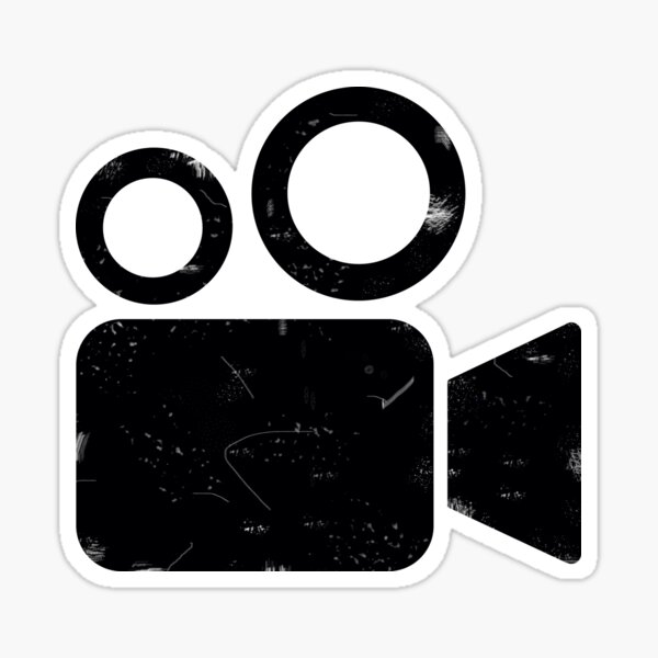 schäbige Kamera Sticker