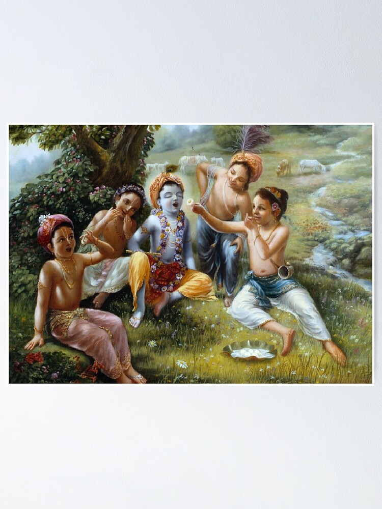 Hare Krishna Maha Mantra Poster 33 Laptop Skin for Sale by