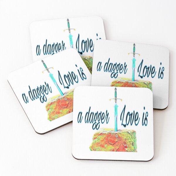 Item preview, Love is a dagger designed and sold by tijarawen.