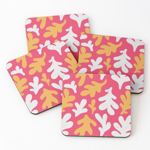 Item preview, Yellow Grey Leave Pattern in transparent background  designed and sold by smartcircle.