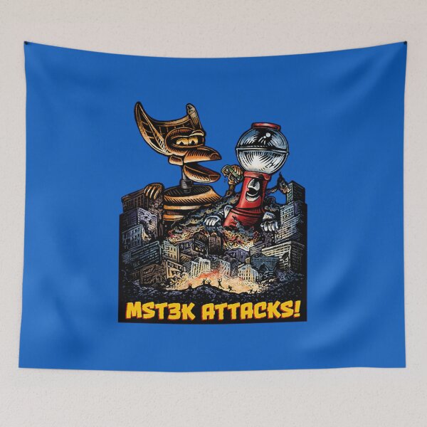 Item preview, MST3K Attacks! T-Shirt designed and sold by breakaleg0907.