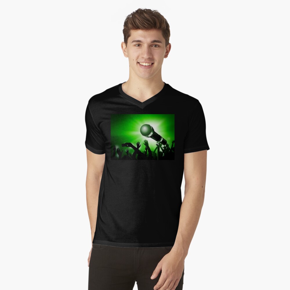 Item preview, V-Neck T-Shirt designed and sold by battlerapgear.