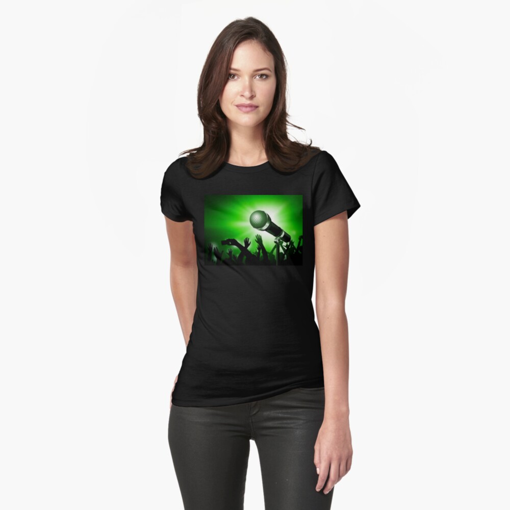 Item preview, Fitted T-Shirt designed and sold by battlerapgear.