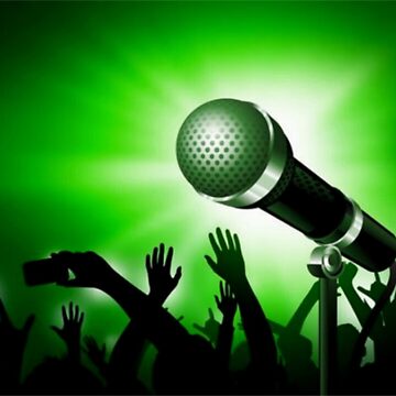 Artwork thumbnail, Mic and Crowd - Green by battlerapgear