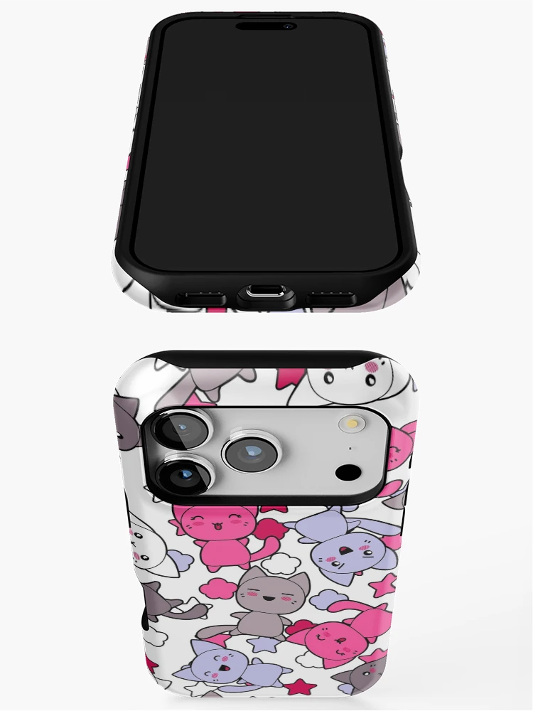 Thumbnail 3 of 4, iPhone Case, Pattern cats designed and sold by Rondeboy.