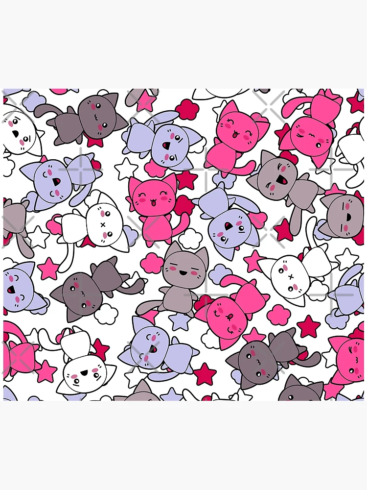 Thumbnail 3 of 3, Tapestry, Pattern cats designed and sold by Rondeboy.