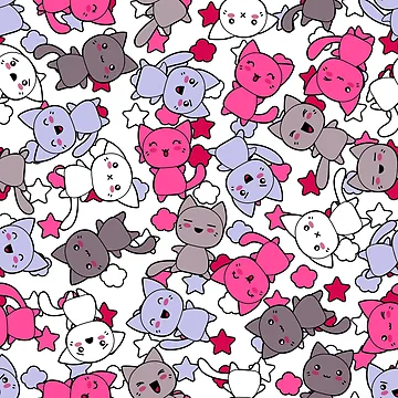 Artwork thumbnail, Pattern cats by Rondeboy