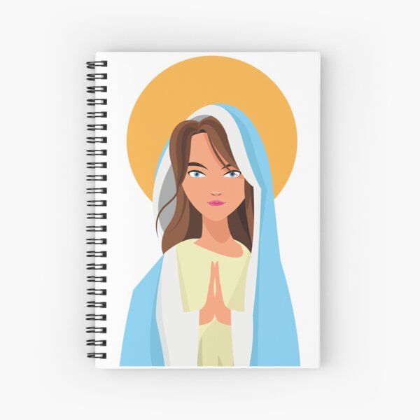 Cuadernos de espiral: Virgen Animada | Redbubble