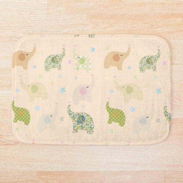 Item preview, Cute elephants with stars and hearts designed and sold by Zoraida Olvera.