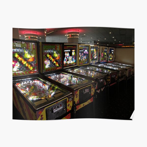 Riviera Pinball Museum Poster