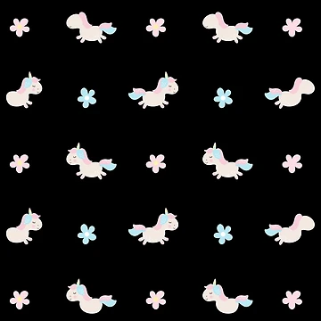 Artwork thumbnail, Unicorn pattern by Rondeboy