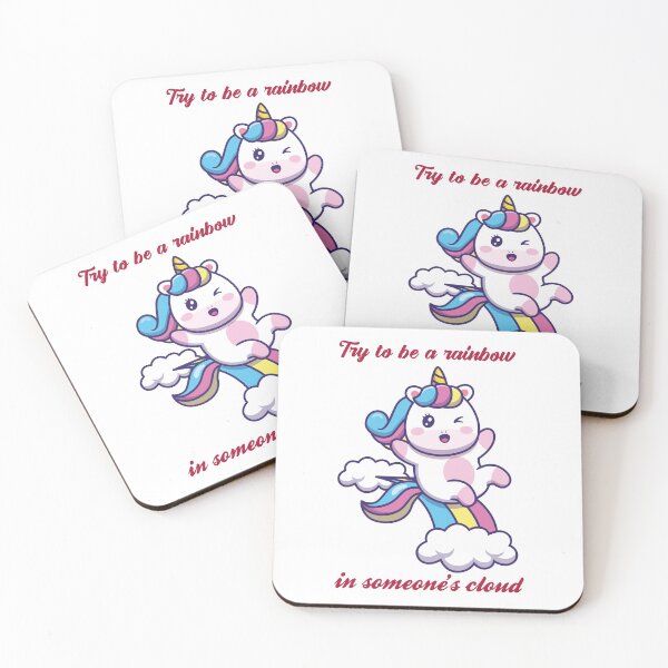 Item preview, Cute gifts unicorn sliding on rainbow ,funny quotes about rainbow  designed and sold by DANT-shirts.