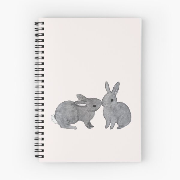 Item preview, cute bunny kiss designed and sold by mooonhannah.