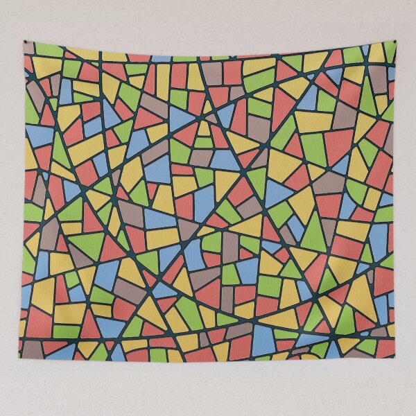 Item preview, Seamless Stained Glass Bright Colors with Light Shadow designed and sold by Peekonet.