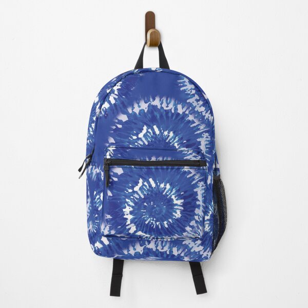 Item preview, Natural Blue Tie-Dye Texture Circle Spiral Pattern designed and sold by V-Top-Design.