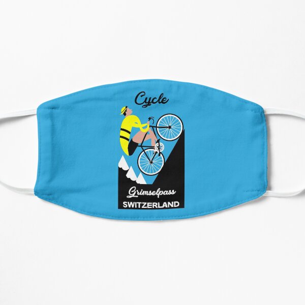 Grimselpass Switzerland Cycling | Extreme Cycling | Sport | Endurance Biking | Fitness Flat Mask