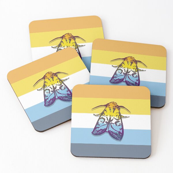 Item preview, Aroace Pride Moth designed and sold by squidego.