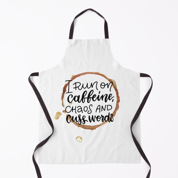 Item preview, I Run On Caffeine, Chaos and Cuss Words | Coffee Stain | Coffee Bean designed and sold by Nikiolilalala.