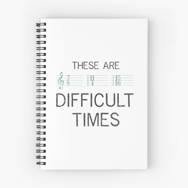 Item preview, These Are Difficult Times Music designed and sold by BorderlineComb.