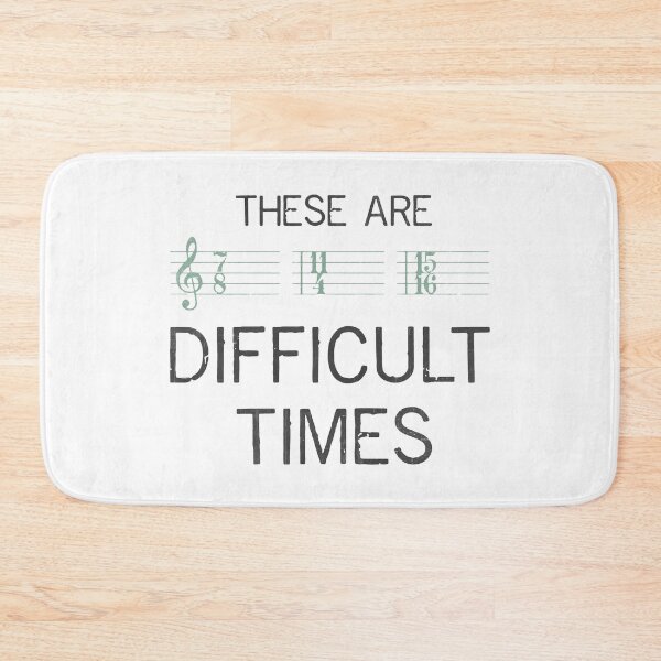 Item preview, These Are Difficult Times Music designed and sold by BorderlineComb.