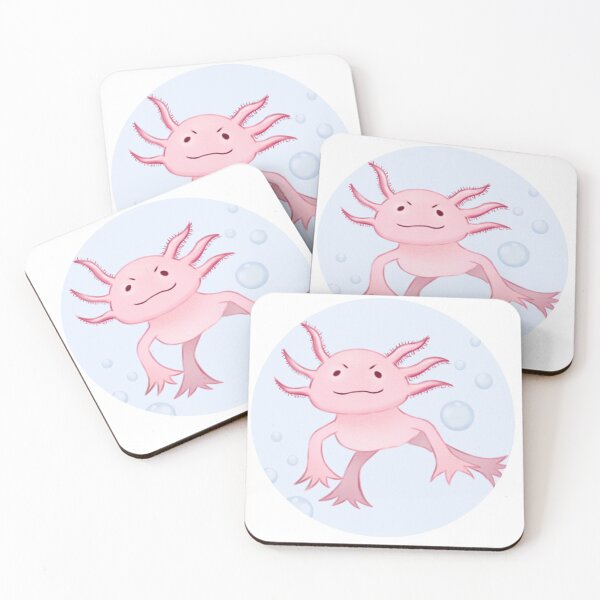 Item preview, pink axolotl  designed and sold by horizonlily.
