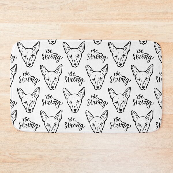 Item preview, Seamless Vector Pattern with Dogs Wrapping Paper Packaging Design Pets Shop Be Strong Calligraphic Text designed and sold by Peekonet.