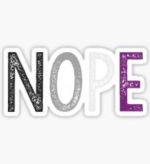 NOPE. Sticker