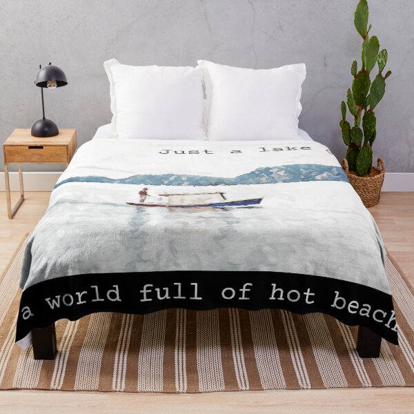 Item preview, Average Lake Guy In a World of Hot Beaches Version 2 Abstract Colorful Meme designed and sold by PeriodicLabel.