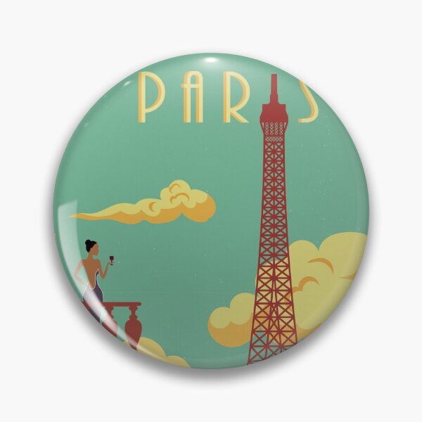 Item preview, Paris vintage poster designed and sold by paulrommer.