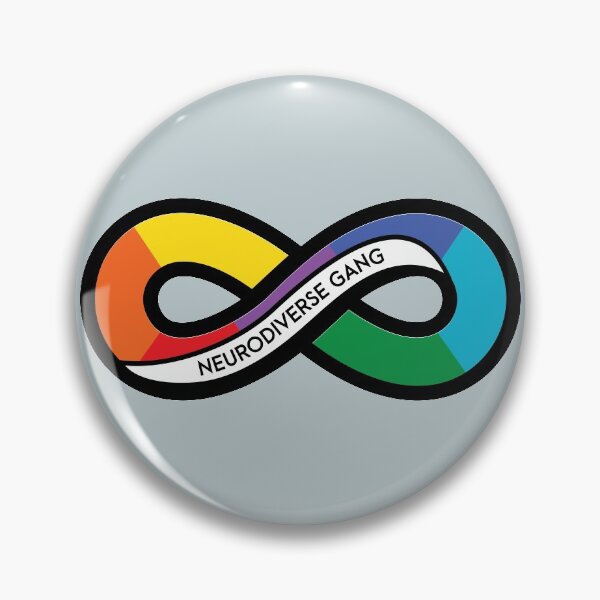Artikelvorschau, Neurodiverse Gang Rainbow Infinity entworfen und verkauft von OwlishArts.