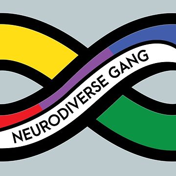 Artwork thumbnail, Neurodiverse Gang Rainbow Infinity by OwlishArts