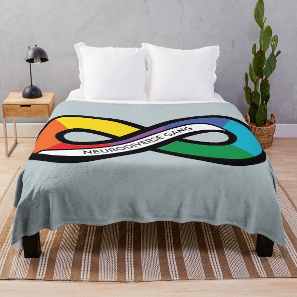 Item preview, Neurodiverse Gang Rainbow Infinity designed and sold by OwlishArts.