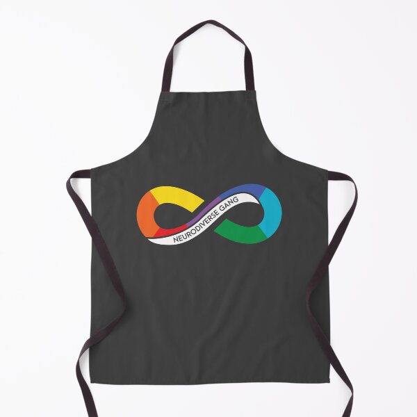 Item preview, Neurodiverse Gang Rainbow Infinity - Dark Background Version designed and sold by OwlishArts.