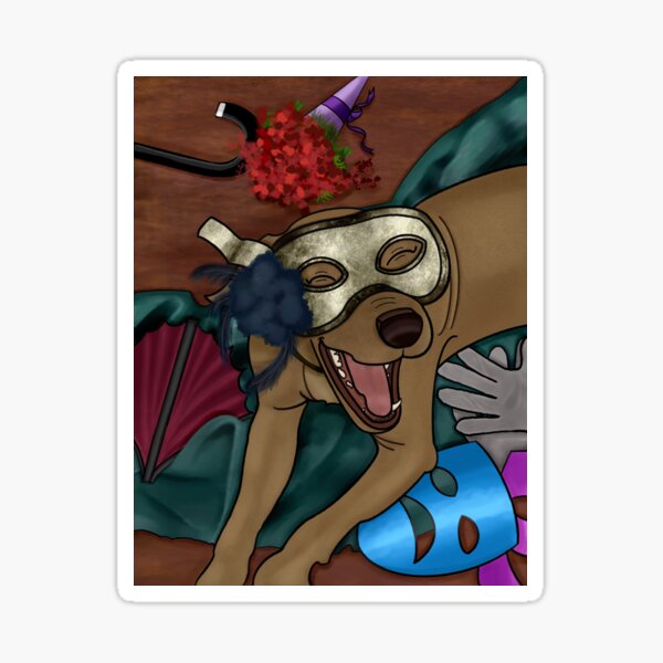 Theater Dog Sticker