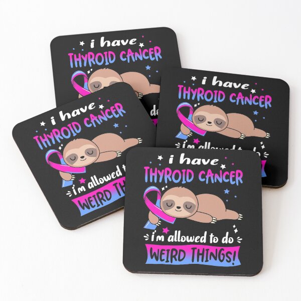 Item preview, Thyroid Cancer Awareness Funny I have Thyroid Cancer i'm allowed to do Weird Things! designed and sold by JanetShop809.
