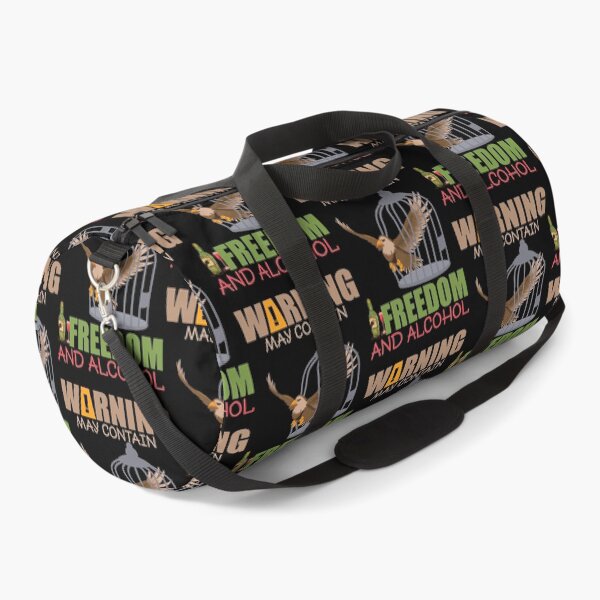 Item preview, Warning may contain freedom and alcohol best design designed and sold by Gardenhire12.