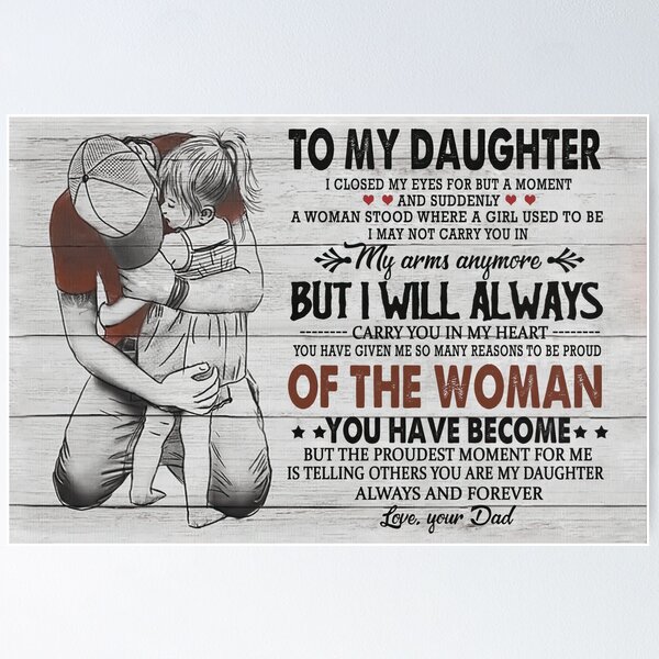 Item preview, To My Daughter I Closed My Eyes For But A Moment And Suddenly  designed and sold by hippololocc.