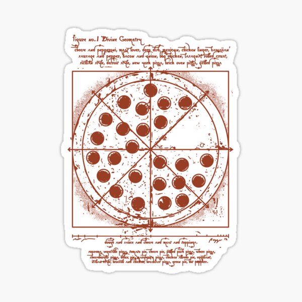 Aperçu de l'œuvre Pizza de Vitruve Guerre civile créée et vendue par allincolors.