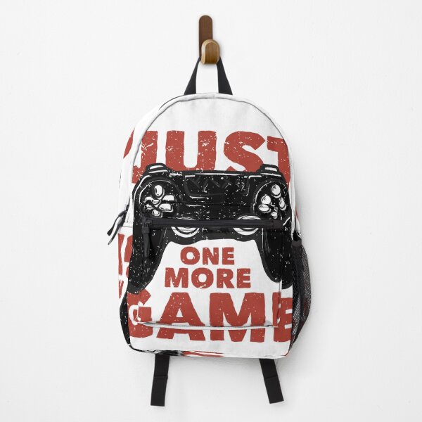 Item preview, T-Shirt Design Just One More Game with GamePad Vintage Illustration designed and sold by Peekonet.