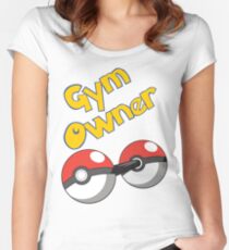 Pokemon Gym Owner Women's Fitted Scoop T-Shirt