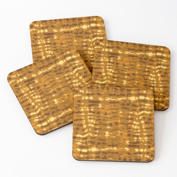 Item preview, Natural brown tie-dye line design pattern designed and sold by V-Top-Design.