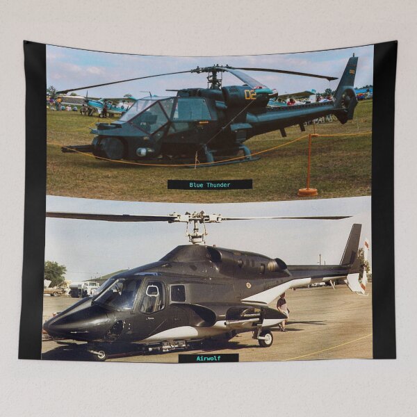 Item preview, Blue Thunder Vs Airwolf designed and sold by GingerMS.
